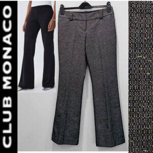 Club Monaco Black Flare Pants Trousers Size 4